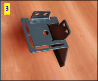 Färdigmonterat tegelfäste, klart för montage av profil