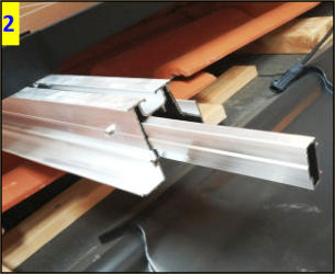 Skarvprofil i sin första position