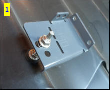 Stockskruvfäste monterat på planjapanna